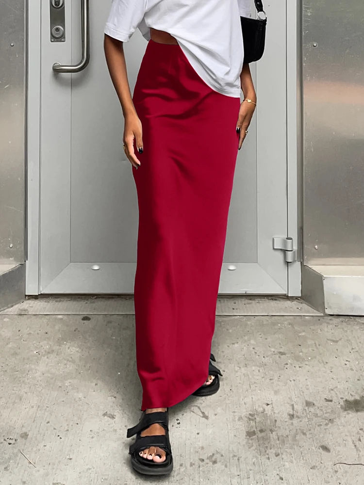 Elegant Satin Mermaid Skirt