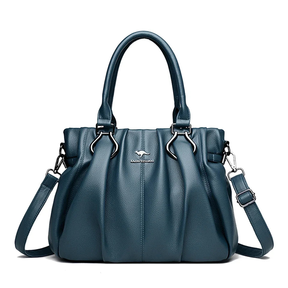 Velourah Everyday Luxe Soft Leather Tote