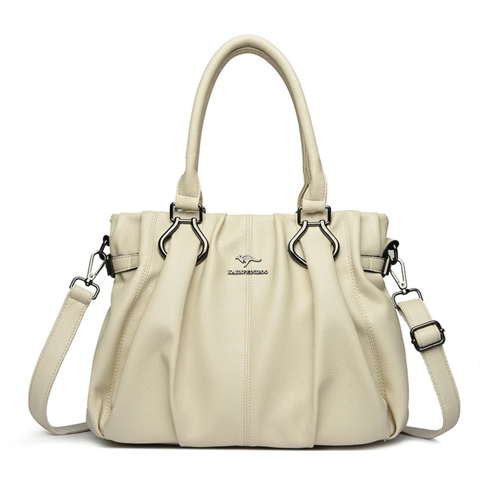 Velourah Everyday Luxe Soft Leather Tote