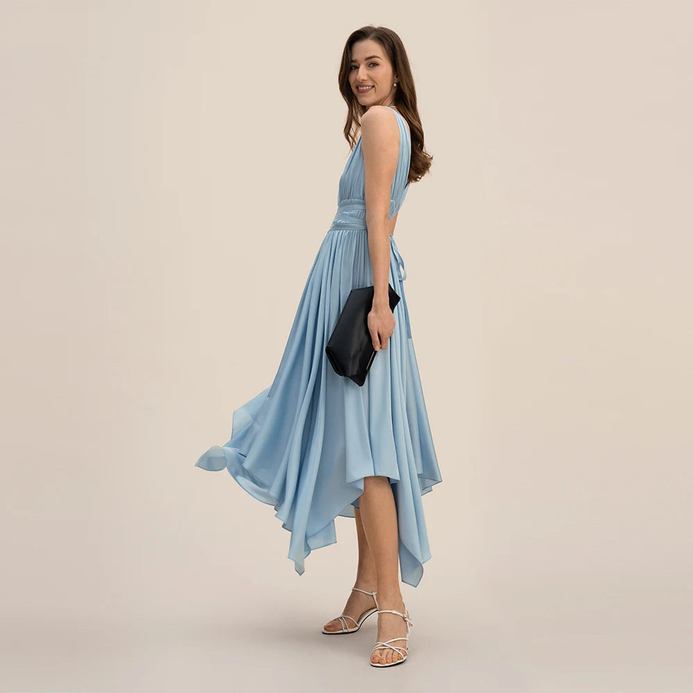 Velourah Silk Maxi Evening Dress – Effortless Grace for Special Occasions