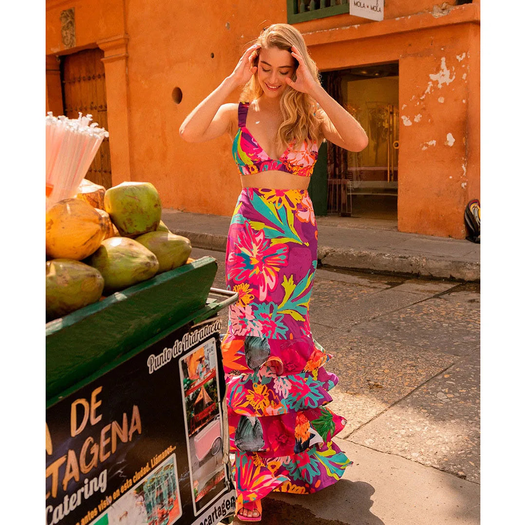 Velourah Solstice Tassel Hem Cover-Up