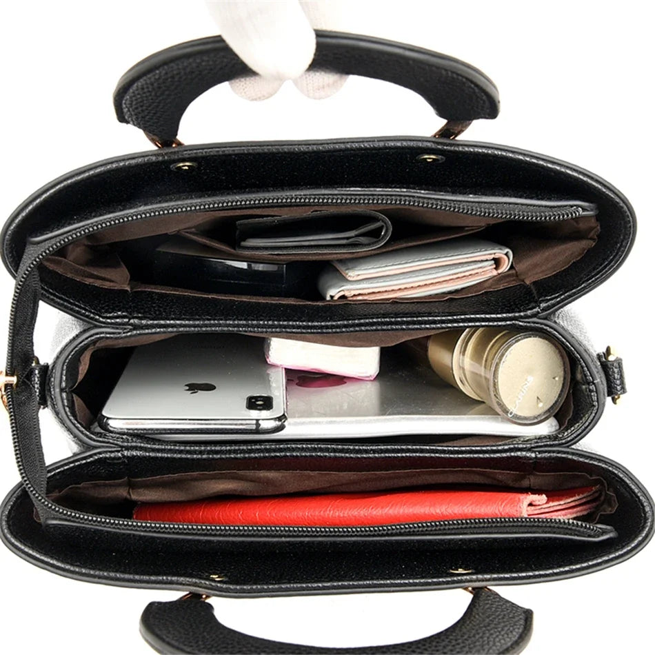 Velourah Everyday Luxe Microfiber Tote