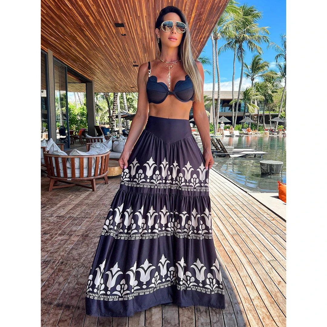 Velourah Solstice Tassel Hem Cover-Up
