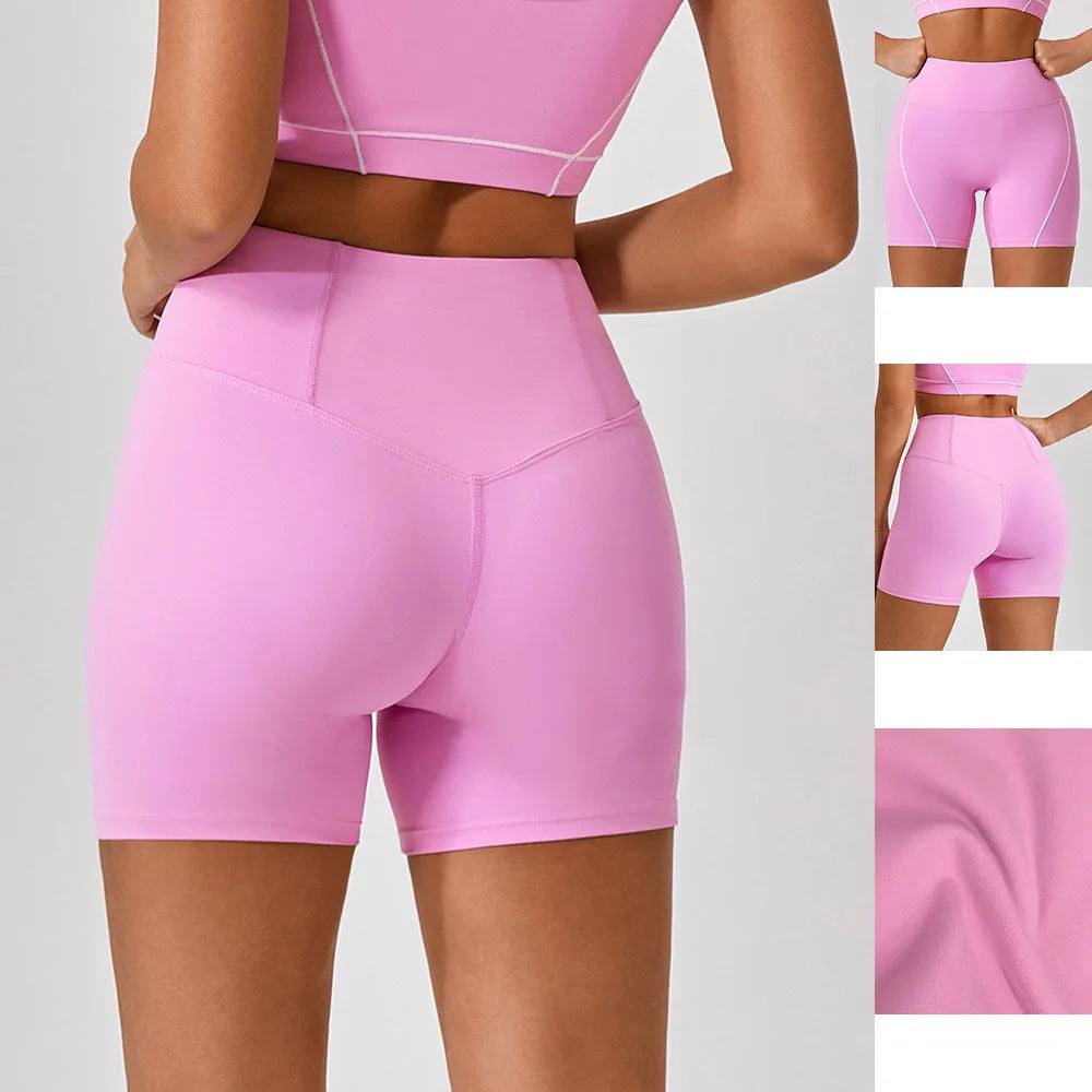 Elevate High-Waist Yoga Shorts