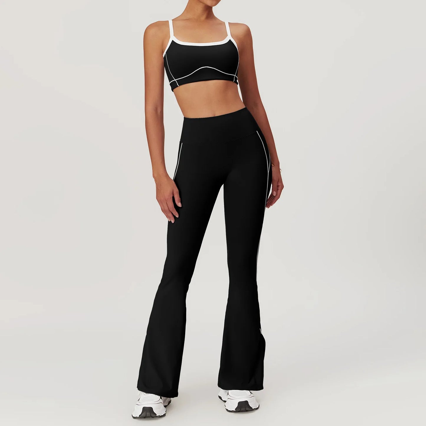 Velourah FlowFlex Yoga Set – Flare Leg & Sports Bra