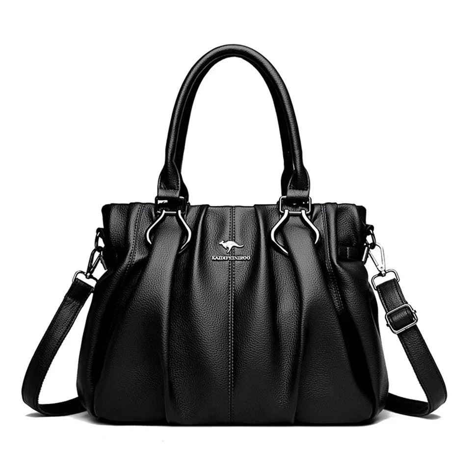 Velourah Everyday Luxe Soft Leather Tote