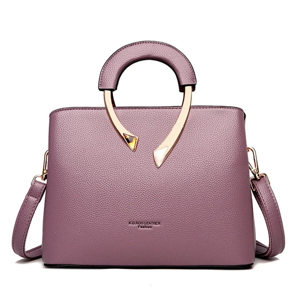 Velourah Everyday Luxe Microfiber Tote