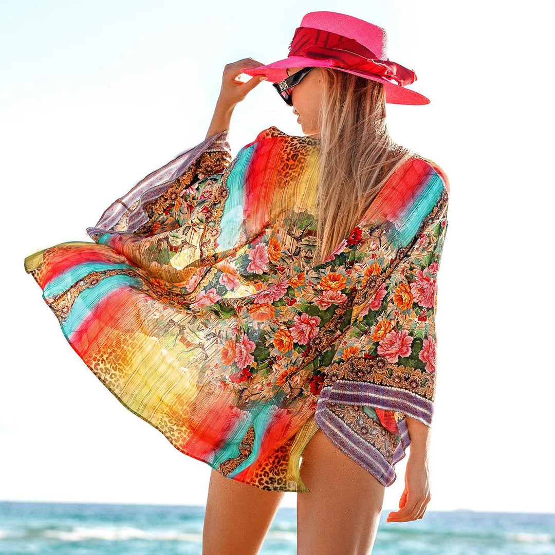 Velourah Marbella Lace Tassel Beach Cover-Up