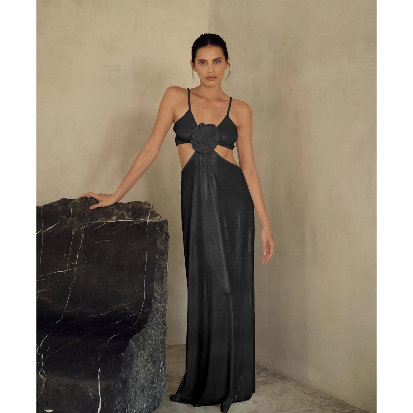 Velourah Mirage Cut-Out Cover-Up Dress