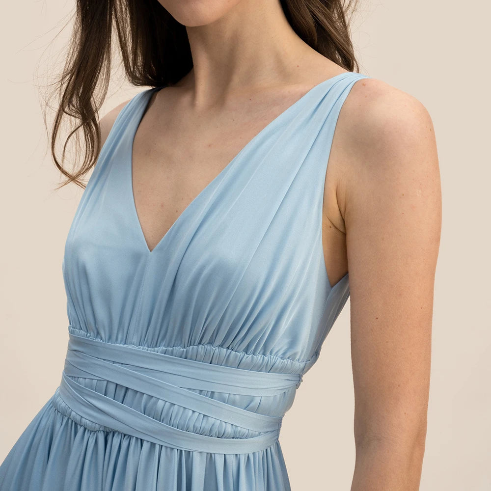Velourah Silk Maxi Evening Dress – Effortless Grace for Special Occasions