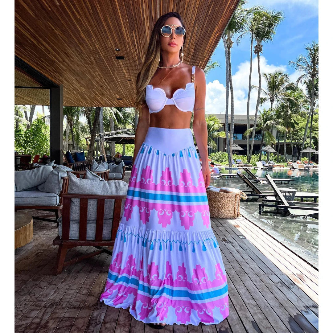 Velourah Solstice Tassel Hem Cover-Up