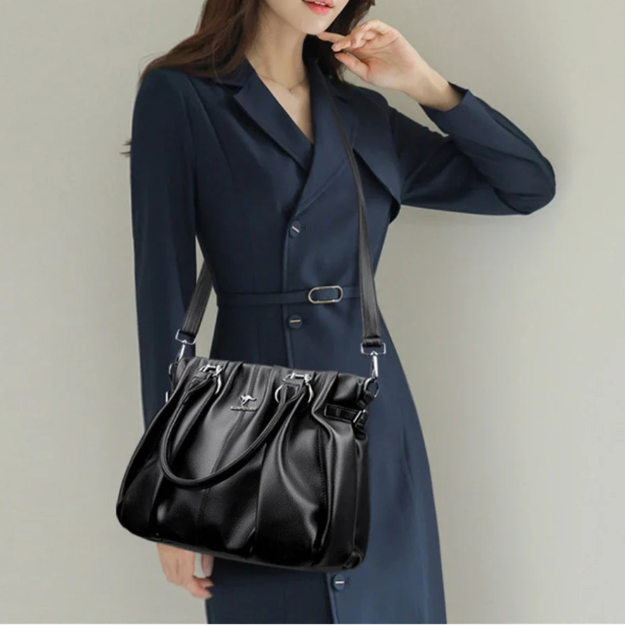 Velourah Everyday Luxe Soft Leather Tote