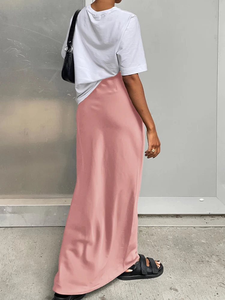 Elegant Satin Mermaid Skirt