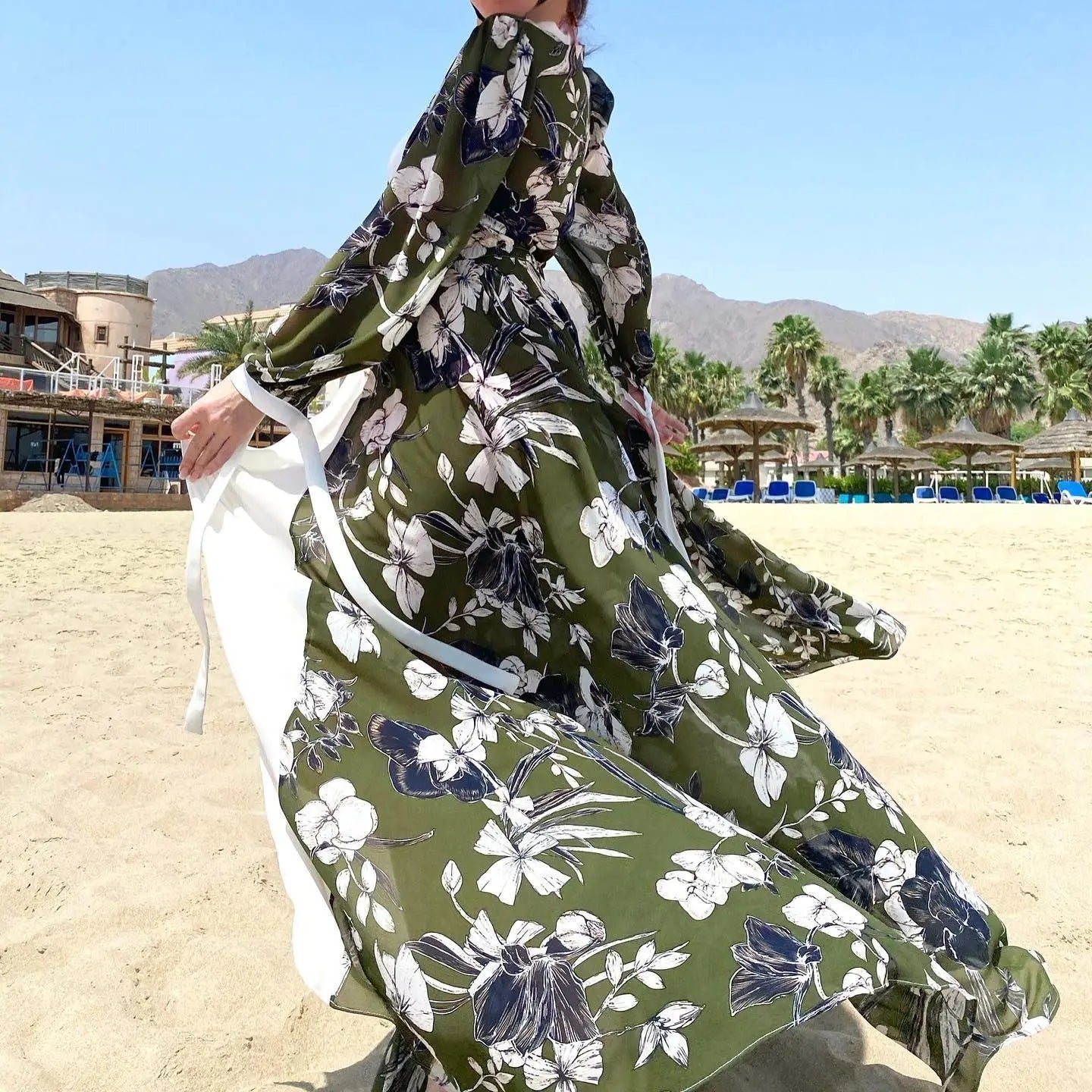Velourah Marbella Lace Tassel Beach Cover-Up