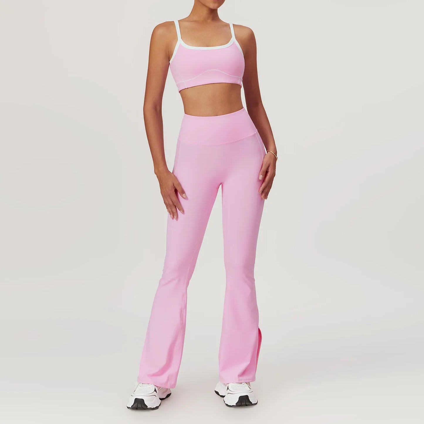 Velourah FlowFlex Yoga Set – Flare Leg & Sports Bra