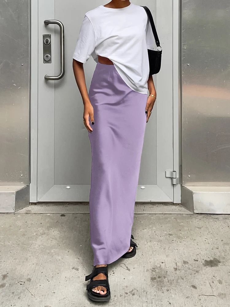 Elegant Satin Mermaid Skirt
