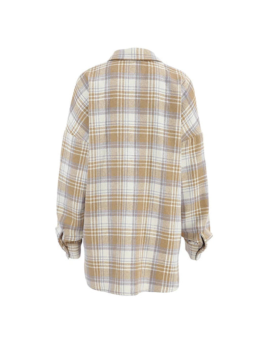 Vintage Plaid Long Sleeve Shirt