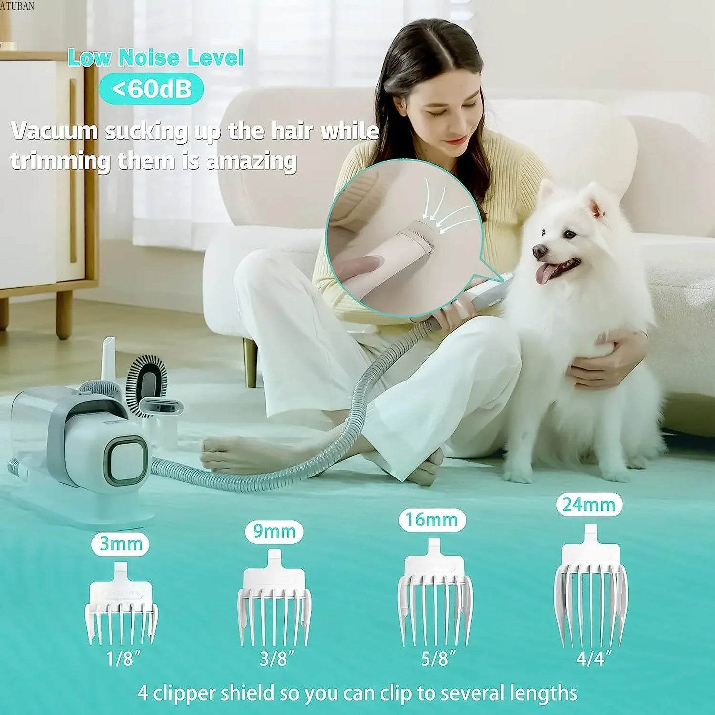 PetVac Kit - Pet Grooming Kit