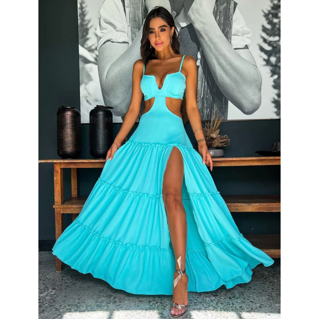 Velourah Mirage Cut-Out Cover-Up Dress