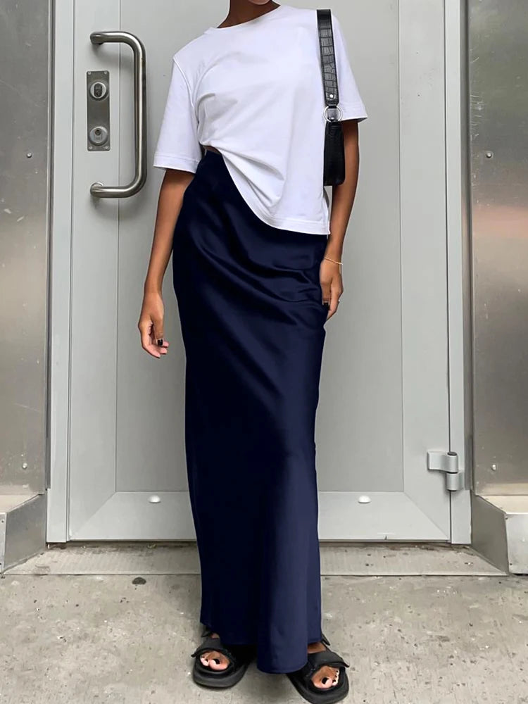 Elegant Satin Mermaid Skirt