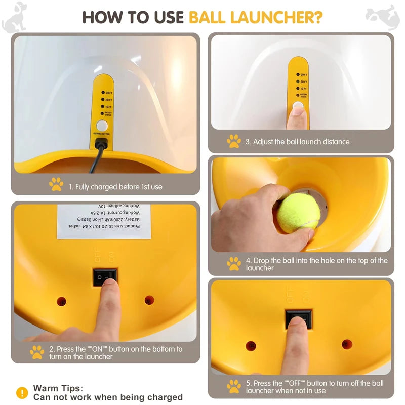 FetchFusion Pro - Pet Ball Thrower